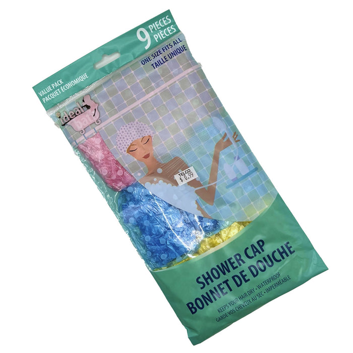 Ideal Bath Shower Cap 9 Count