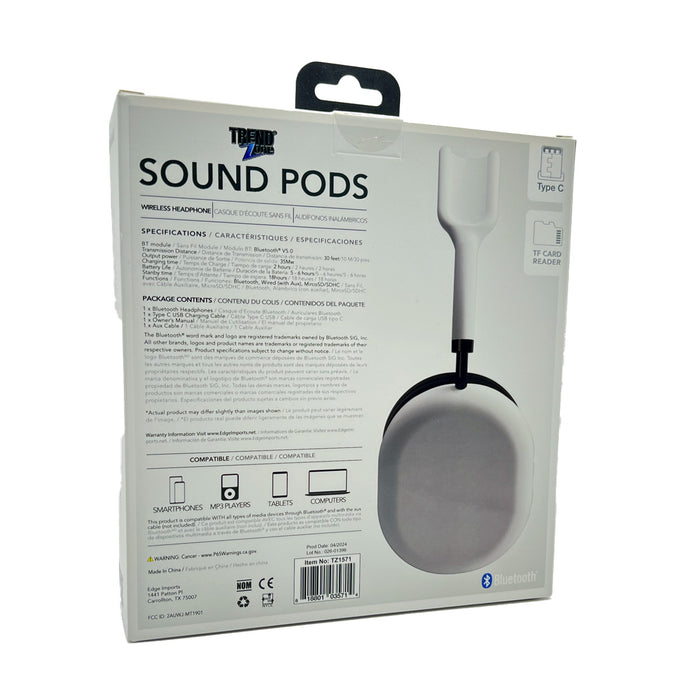 Trendzone sound pods Wireless Headphones