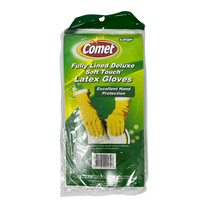 Comet Fully lined Deluxe Soft Touch Latex Gloves,